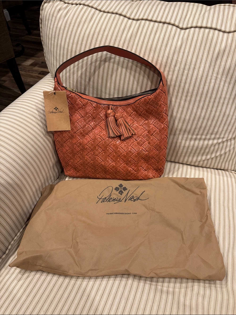 Patricia Nash Maissana Hobo shoulder bag purse with dustbag NWT